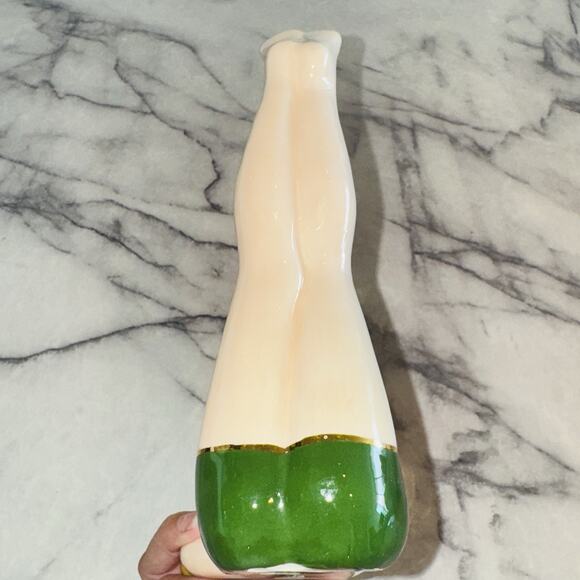 Vintage Handmade Ceramic Sexy Bathing Beauty Girl Wall Hook Art Deco Figurine - Picture 6 of 11